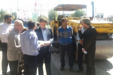 آغاز عملیات آسفالت معابر شهرستان هرسین