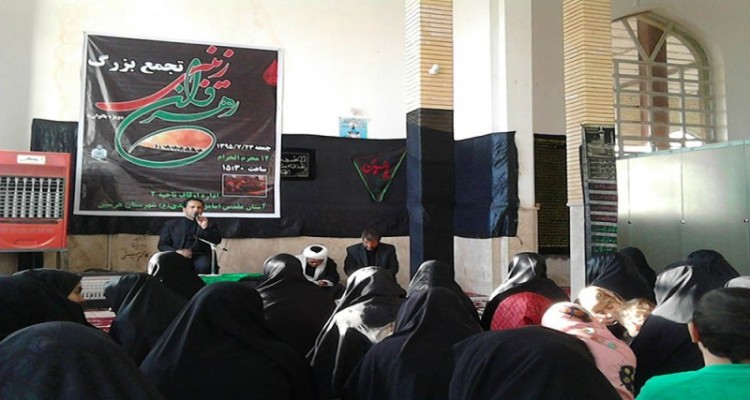 اجتماع بزرگ رهروان زینبی در هرسین+تصویر