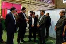 دیدار فرماندار شهرستان با ورزشکاران و اعضای هیئت کشتی هرسین