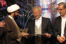 آیین نکوداشت معصومعلی مسکینی شاعرپیشکسوت در هرسین برگزار شد+تصویر