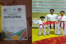 افتخارآفرینی کاراته کاهای بیستونی در دوازدهمین دوره مسابقات بین المللی جام ایران زمین 