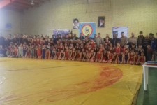 برگزاری مسابقات انتخابی کشتی نونهالان شهرستان هرسین +تصویر