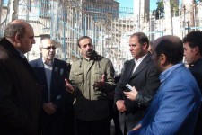  بازدید از پروژه‌های بازسازی پل چهر ، سه راهی هرسین- پلیسراه ،طرح توسعه امامزاده مهدی(ع) و پارک شهر هرسین+تصویر