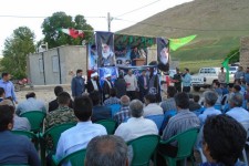 یادواره شهدای حوزه امام محمد باقر(ع) در روستای پریوه هرسین برگزار شد