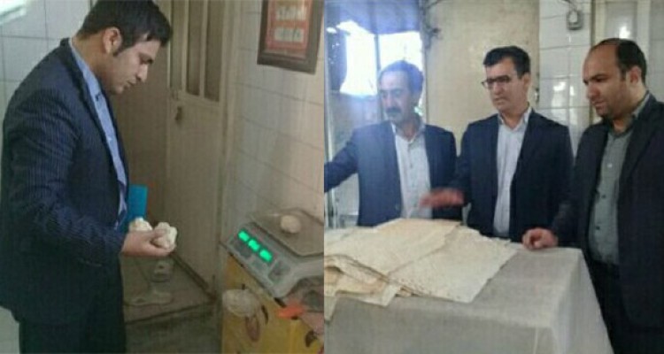 بازرسی از واحد های خبازی بخش بیستون(شهرک ها و روستای تابعه ) 