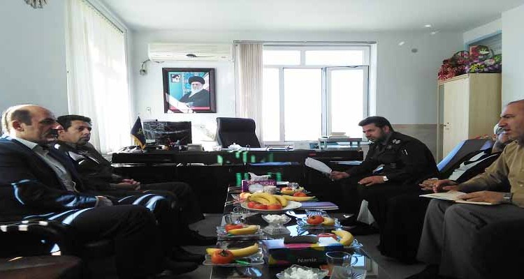 جلسه پشتیبانی برگزاری برنامه های هفته بسیج دانش آموزی در هرسین