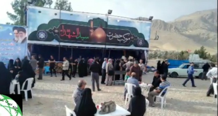  حال و هوای موکب سید الشهدای شهرستان هرسین 2