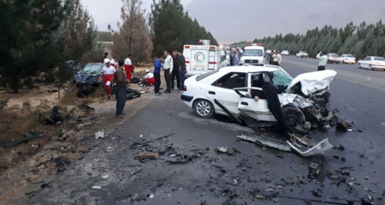 شش کشته در تصادف وحشتناک  محور هرسبن به پلیسراه