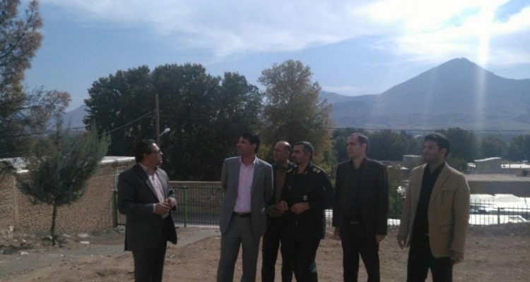 بازدید فرمانده سپاه ناحیه  و شهردار هرسین از فعالیتهای عمرانی قرارگاه جوادالائمه(ع)