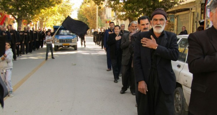 مراسم سالروزرحلت پیامبر اسلام (ص)وشهادت امام حسن مجتبى(ع)در هرسین برگزار شد