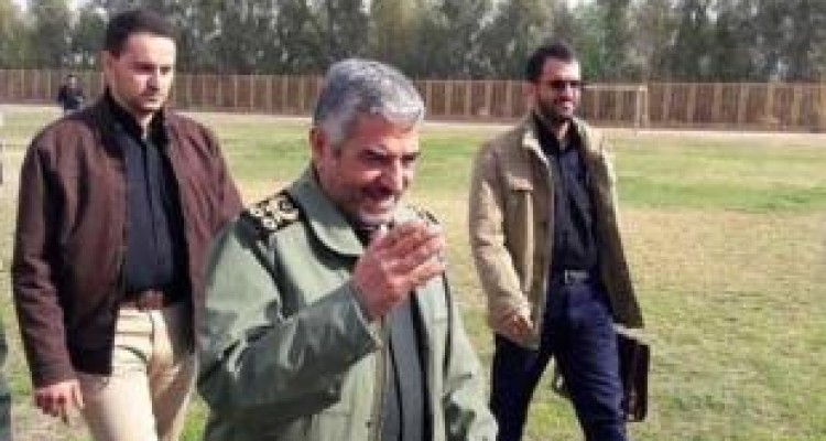 فرمانده کل سپاه پاسداران مجددا به استان کرمانشاه سفر کرد