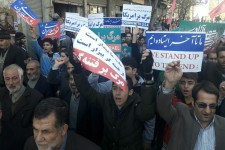 خروش خودجوش مردم انقلابی هرسین در اعتراض به اغتشاشات اخیر +فیلم و تصویر