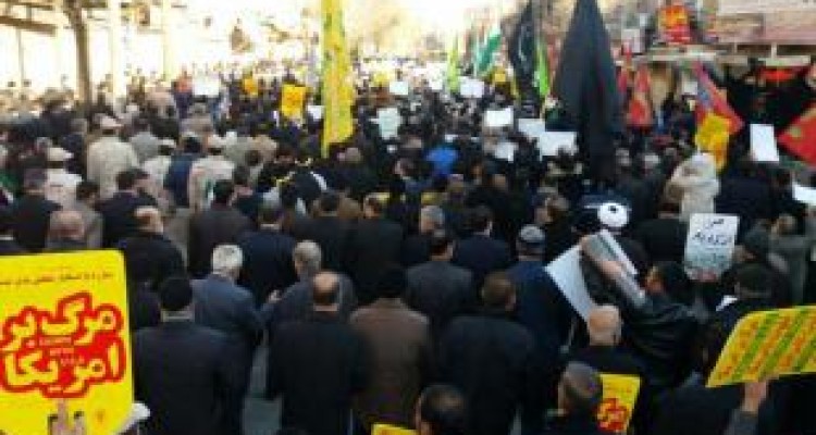  دریای خروشان مردم کرمانشاه در محکومیت اغتشاشات اخیر 