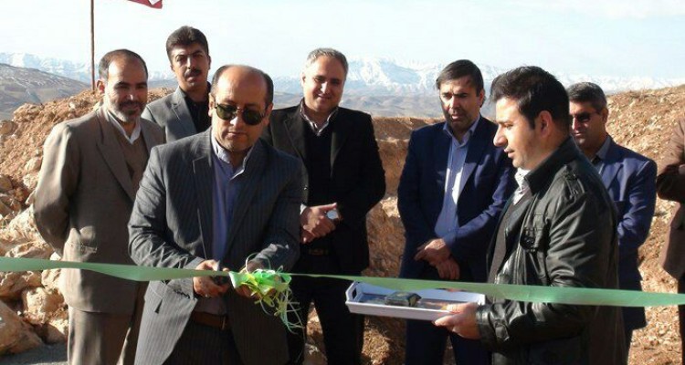 افتتاح سازه مکانیکی مهار سیل آب در شهرستان هرسین 