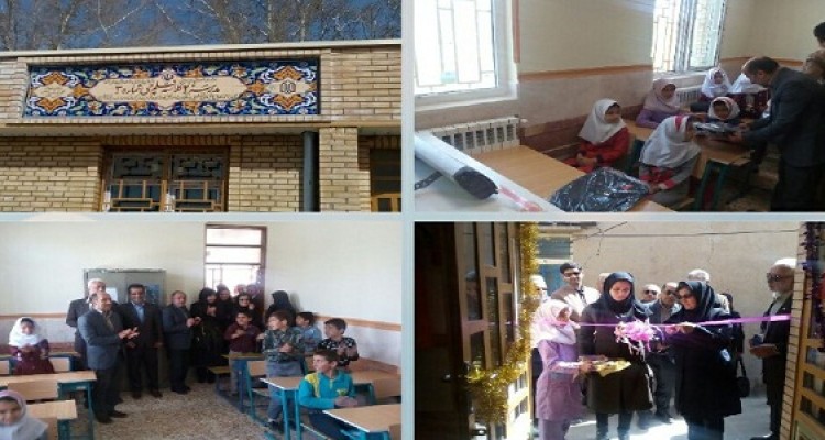 افتتاح دو باب مدرسه 2کلاسه در روستاهای شهرستان هرسین