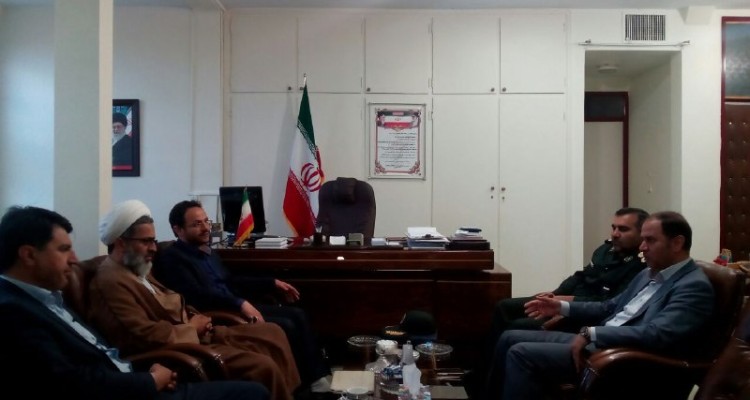 جلسه هماهنگی جهت شروع عملیات اجرایی توسعه صحن امام زاده مهدی (ع) هرسین 