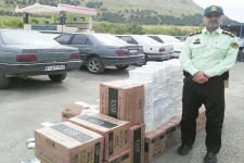 کشف بیش از 1میلیون نخ سیگار قاچاق در هرسین/ دستگیری 8نفر و توقیف 7دستگاه خودرو 