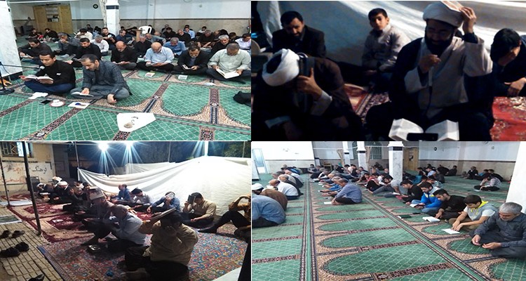 مراسم احیاء اولین شب از لیالی قدر در هرسین برگزار شد+تصویر