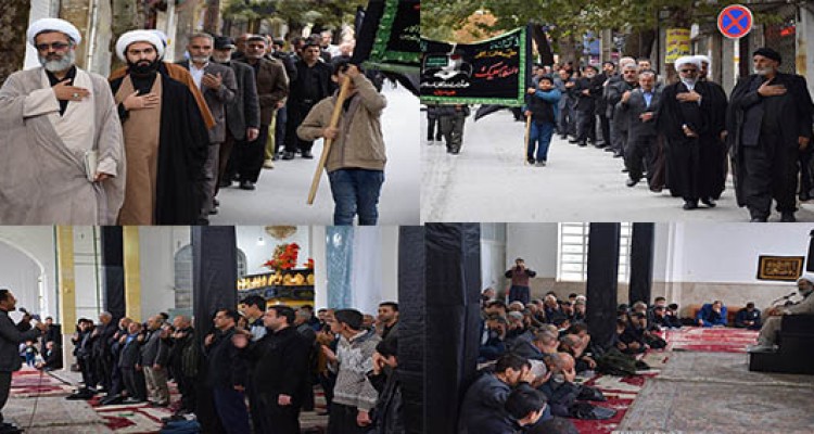 مراسم عزاداری رحلت پیامبر گرامی اسلام (ص)و شهادت امام حسن مجتبی (ع) درهرسین برگزار شد+عکس
