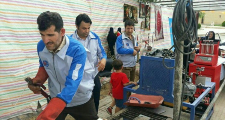 ایستگاه مهارت در شهرستان هرسین برپا شد 