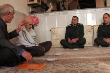 دیدار و دلجویی فرمانده سپاه ناحیه هرسین از جانبازان دفاع مقدس