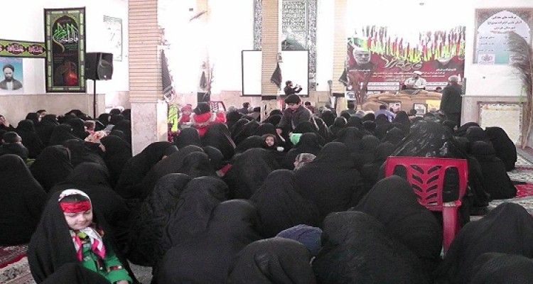 برگزاری هفتمین روز مراسم شهادت سردار سپهبد حاج قاسم سلیمانی در هرسین