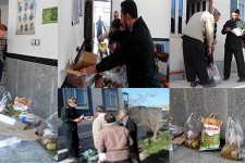 توزیع 110 بسته غذایی بین نیازمندان در هرسین 