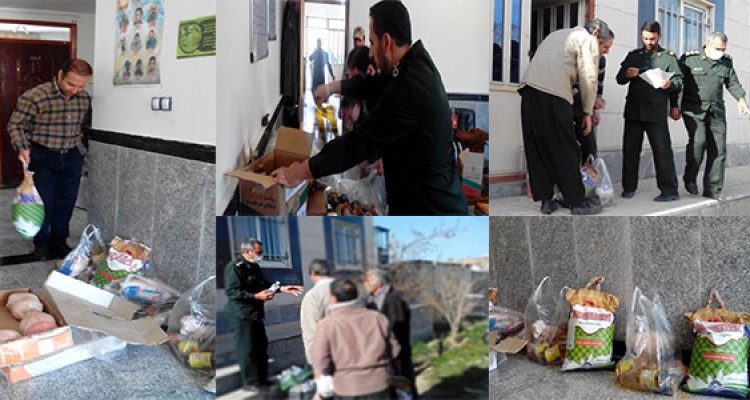 توزیع 110 بسته غذایی بین نیازمندان در هرسین 