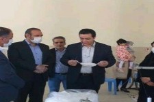 افتتاح کارگاه تولید ماسک در شهرستان هرسین