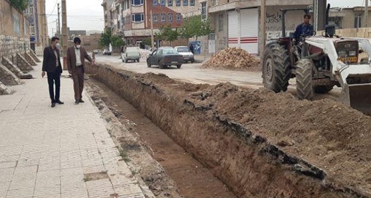 آغاز عملیات احداث کانال دفع آبهای سطحی در منطقه چرالنگه 