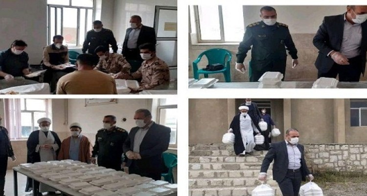 توزیع ۵۰۰ پرس غذای گرم بین مدد جویان کمیته امداد شهرستان هرسین 