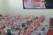 توزیع ۵۰۰ پرس غذای گرم به همراه بسته های معیشتی بین مددجویان شهرستان 