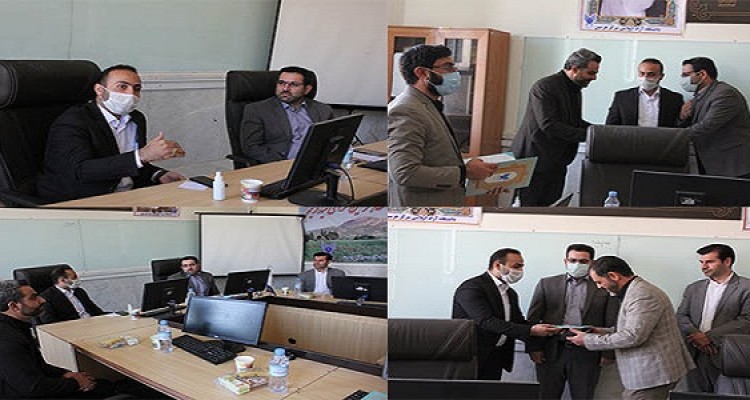 مراسم تودیع و معارفه مسئول حراست دانشگاه آزاد اسلامی هرسین برگزار شد