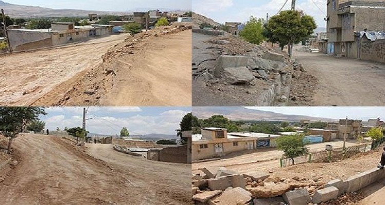 تخریب غیر منتظره یک پروژه پایلوت توسط شهرداری هرسین/ چراغ خاموش تخلف مسئولین در سایه تودیع و معارفه های اخیر