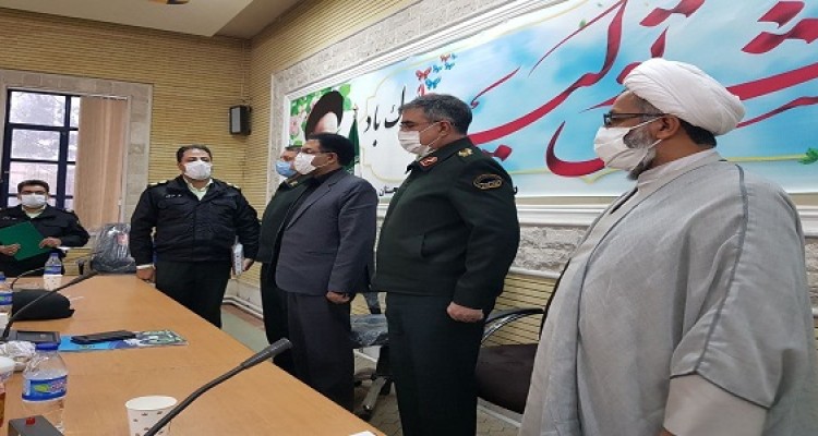 مراسم تکریم و معارفه فرمانده انتظامی شهرستان هرسین برگزار شد