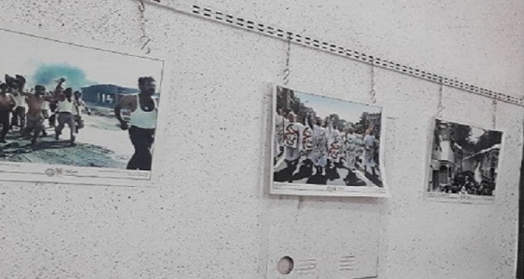 افتتاح نمایشگاه عکس شهدا در شهرستان هرسین بمناسبت هفته بسیج