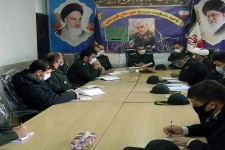 نشست فرماندهان نیروی انتظامی و سپاه ناحیه هرسین /بررسی راهکارهای کاهش بزه های اجتماعی در شهرستان