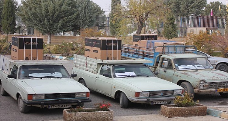 اهداء 15قلم لوازم منزل به معلولین تحت حمایت در هرسین 