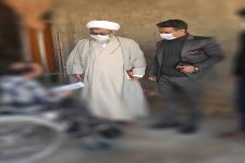 دیدار با 5خانواده معلول در هرسین/ اهداء 5میلچر به معلولین نیازمند