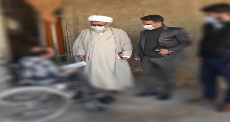 دیدار با 5خانواده معلول در هرسین/ اهداء 5میلچر به معلولین نیازمند