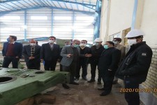 بازدید هیاتی از نهاد ریاست جمهوری از شهرستان هرسین و بررسی مشکلات صنایع منطقه