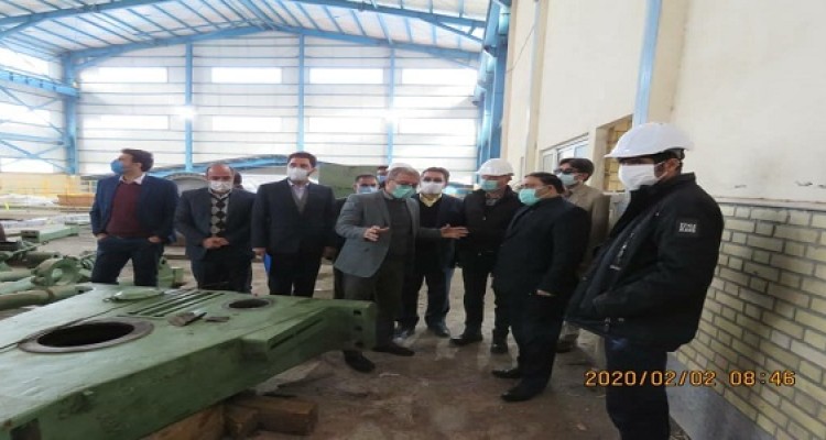 بازدید هیاتی از نهاد ریاست جمهوری از شهرستان هرسین و بررسی مشکلات صنایع منطقه