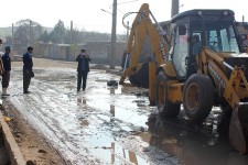 اجرای طرح کانال کشی و لوله گذاری شبکه جمع آوری فاضلاب  روستای چشمه کبود