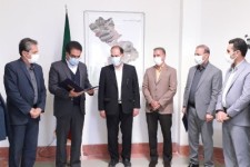 آئین تکریم و معارفه رئیس اداره آب و فاضلاب شهرستان هرسین برگزار شد