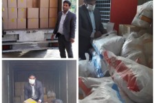 توزیع ۲۱۴بسته معیشتی توسط هیأت میثاق با شهدا شهرستان هرسین در ماه مبارک رمضان