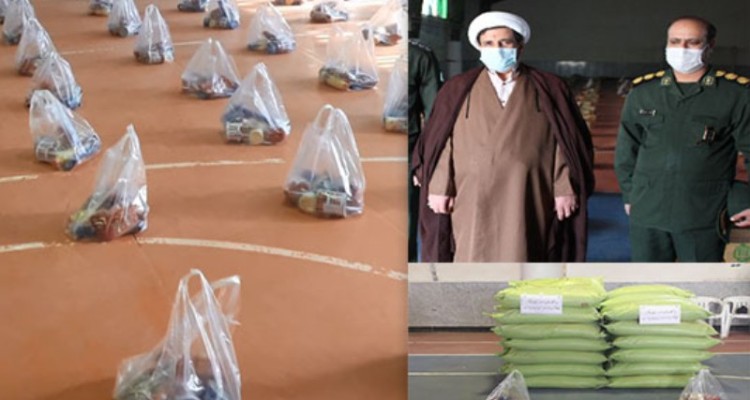 توزیع 250بسته معیشتی در طرح نهضت کمک مومنانه در هرسین
