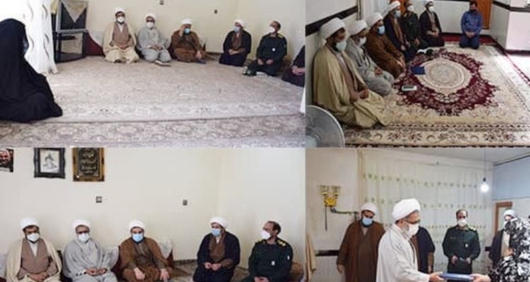 دیدار با خانواده معظم شهدا در هرسین