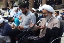 طنین دعای روح‌بخش عرفه در دارالمومنین هرسین