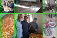 توزیع 1100پرس غذای گرم و 60بسته معیشتی در هرسین