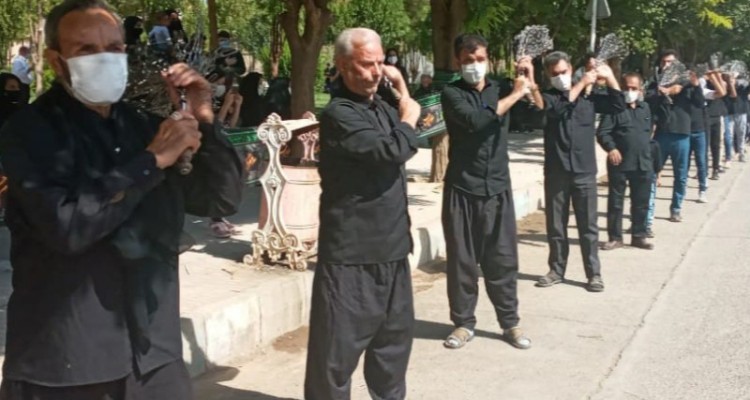 هرسین در عاشورای حسینی غرق در عزا و ماتم بود